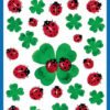 Avery AV-4362 Etiket 3 Vel Klavers/Lieveheersbeestjes 10 Setjes met 3 Vel