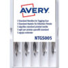Avery AV-NTGS005 Naalden Textielpistool 5 Naalden Voor Ridderspoortang