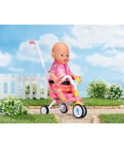 Baby Born Fiets Outfit 43 cm Roze/Oranje - Afbeelding 3