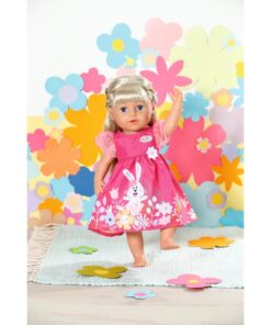 Baby Born Jurk Bloemen Roze - Afbeelding 3