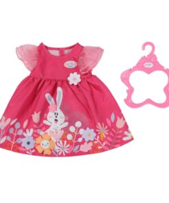 Baby Born Jurk Bloemen Roze