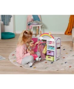 Baby Born Regenboogkledingkast 33x22x39 cm + Licht en Geluid - Afbeelding 3