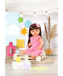 Baby Born Trendy Bloemenjurk Roze - Afbeelding 3