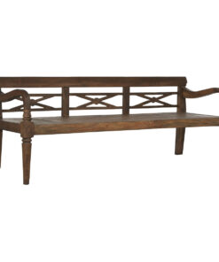 Bank Home ESPRIT Donkerbruin Teakhout 190 x 70 x 75 cm