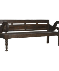 Bank Home ESPRIT Donkerbruin Teakhout 196 x 68 x 82 cm