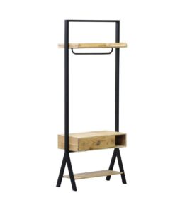 Bank Home ESPRIT Zwart Natuurlijk 80 x 40 x 200 cm