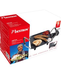 Bestron ABP600 Plancha Bakplaat 1000W Zwart - Afbeelding 2