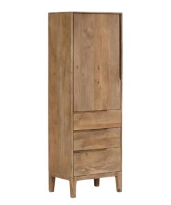 Bijzettafel 60 x 44 x 180 cm Natuurlijk Mangohout