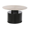 Bijzettafel DKD Home Decor 76 x 76 x 46 cm Zwart Gouden Ijzer