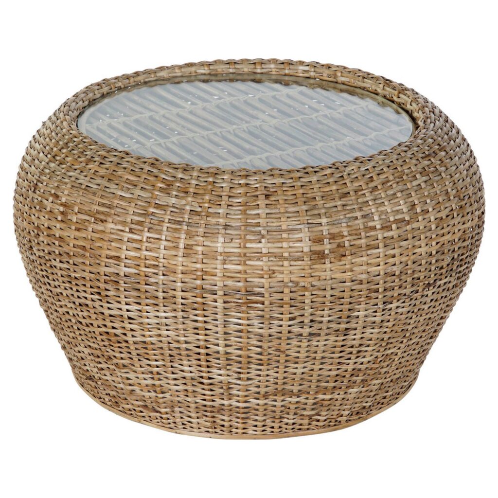 Bijzettafel DKD Home Decor 8424001825165 82 x 82 x 48 cm Kristal Natuurlijk Aluminium