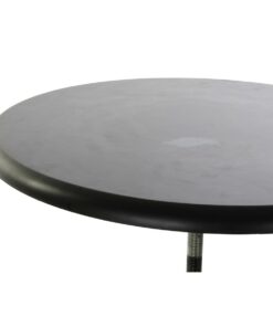Bijzettafel DKD Home Decor 8424001831456 60 x 60 x 105 cm Natuurlijk Zwart Metaal Hout