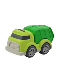 Alternative view of Bioplastic Vuilniswagen 18 cm Groen