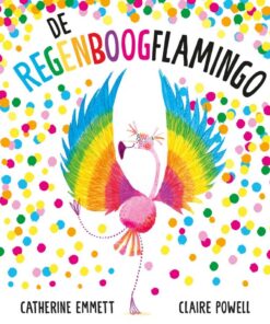 Boek De Regenboogflamingo