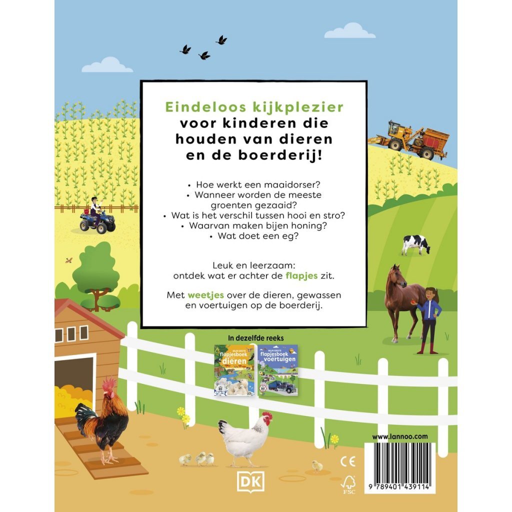 Boek Mijn Grote Flapjesboek van de Boerderij - Afbeelding 2