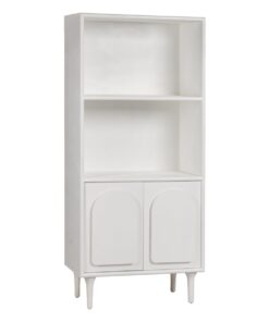 Boekenwinkel BERET Wit Sparrenhout 80 x 40 x 175 cm