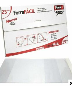 Boekomslag Grafoplas Transparant 29 x 53 cm (4 Stuks)