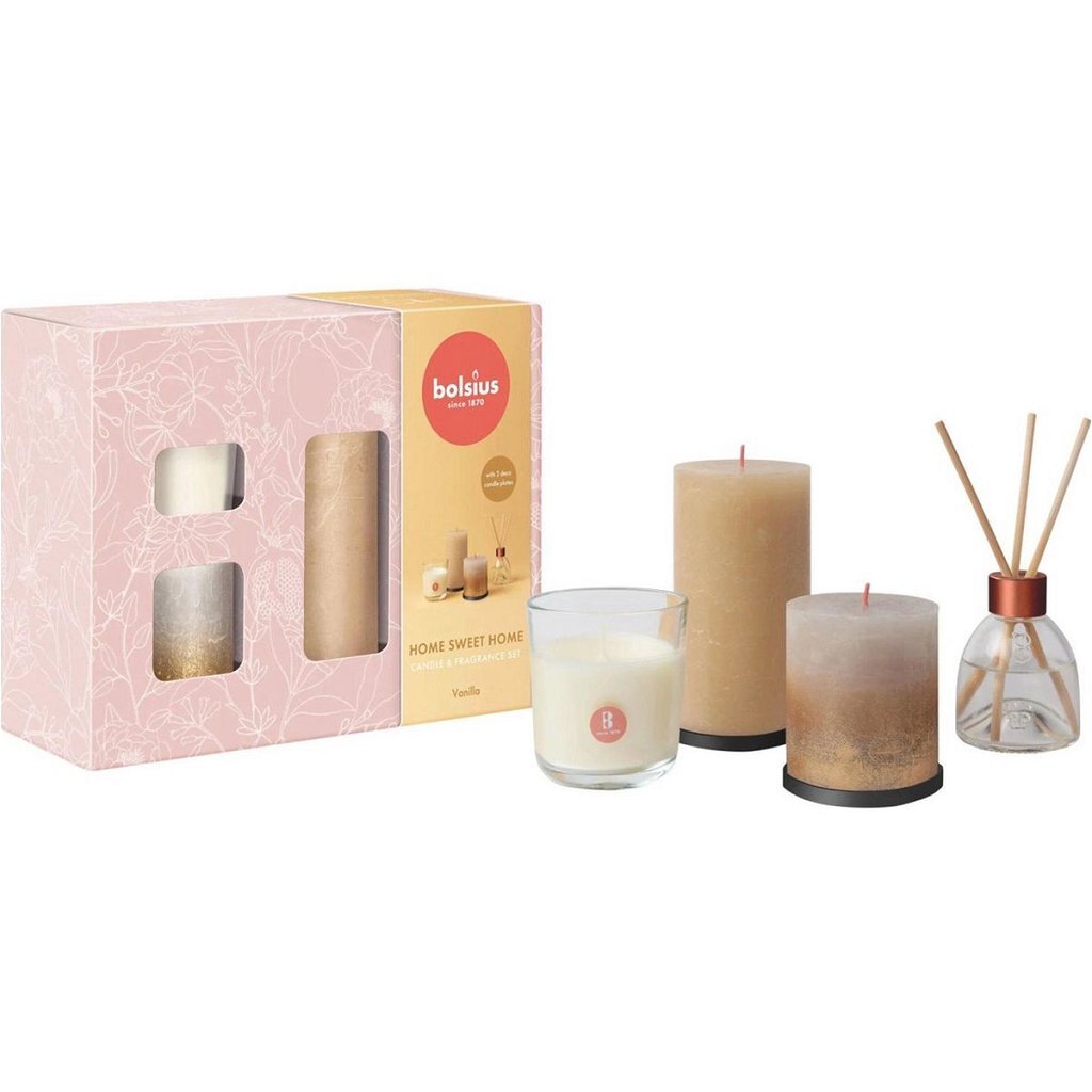 Bolsius Giftset Home Sweet Home Vanille 6-delig - Afbeelding 2