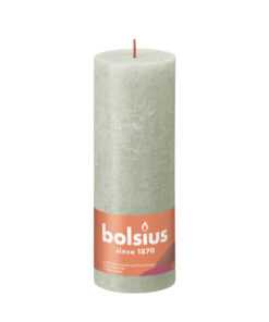 Bolsius Rustieke Stompkaars Lichtgroen 19x6