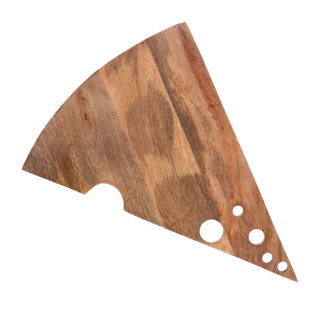 Borrelplank Mangohout Kaaspunt 38x28x2.5 cm - Afbeelding 2