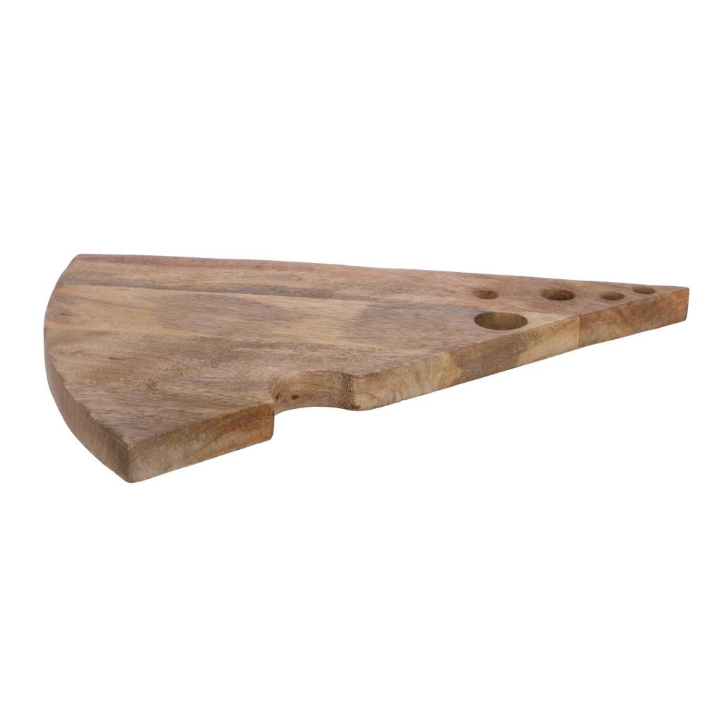 Borrelplank Mangohout Kaaspunt 38x28x2.5 cm - Afbeelding 3