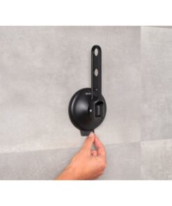 Brabantia Inklapbare Kledinghaak met Zuignap Zwart - Afbeelding 2