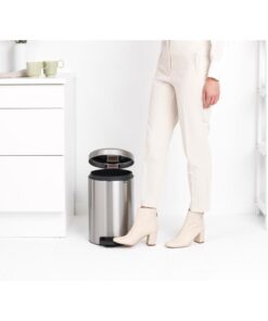 Brabantia Newicon Pedaalemmer 12L Mat Staal - Afbeelding 3