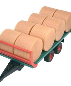 Bruder 2220  Aanhanger met Hooibalen - Afbeelding 2