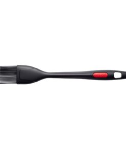 Brund Siliconen Borstel 27 cm Zwart/Rood