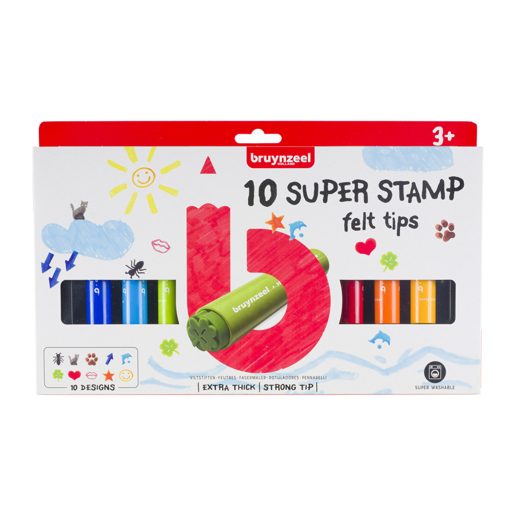 Bruynzeel Mega Stempelstiften 10 Stuks - Afbeelding 2