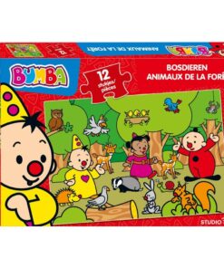 Bumba Puzzel Bosdieren 12 Stukjes