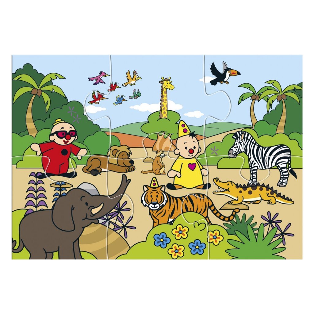 Bumba Puzzel Jungledieren 6 Stukjes - Afbeelding 2