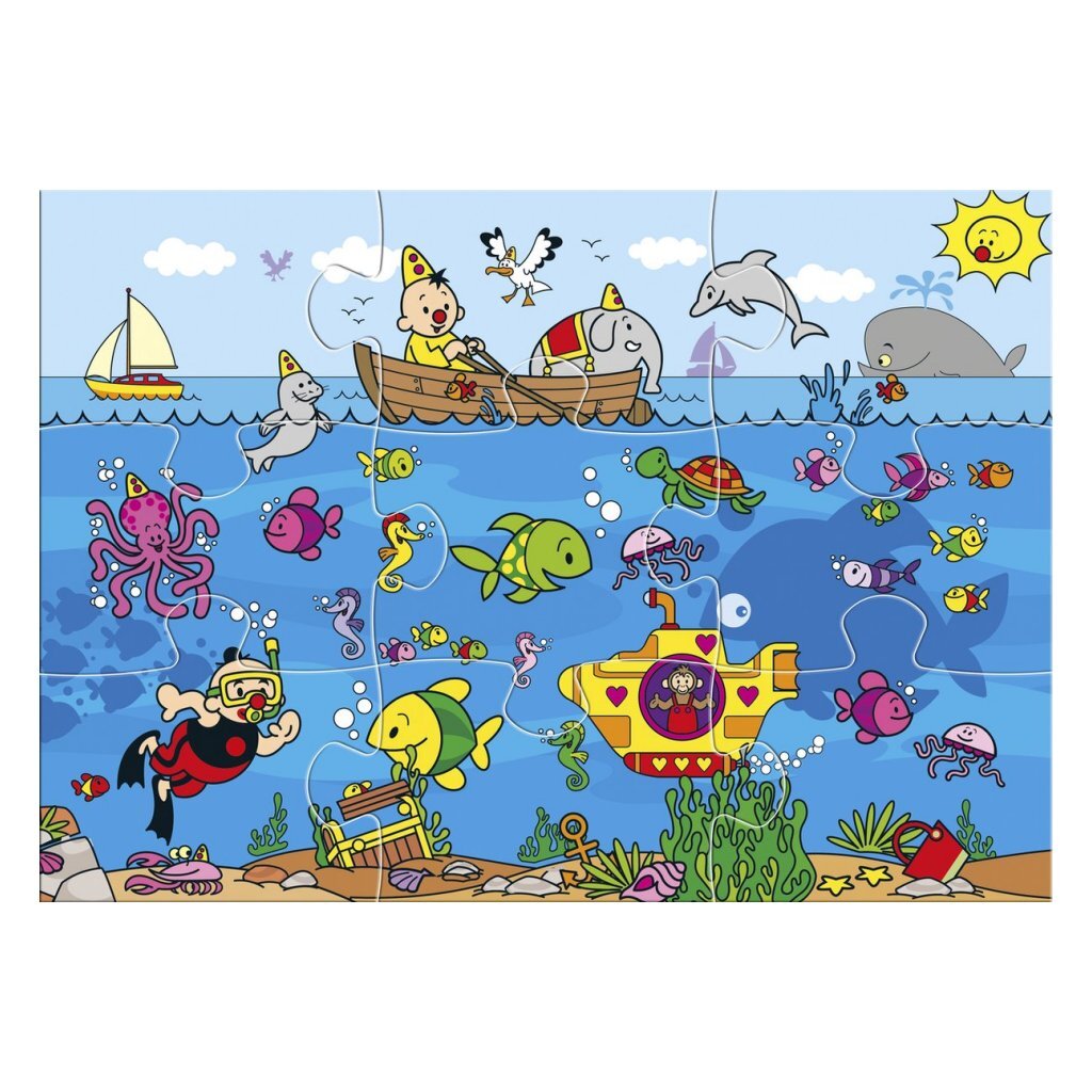 Bumba Puzzel Zeedieren 9 Stukjes - Afbeelding 2