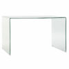 Bureau DKD Home Decor 125 x 70 x 74 cm Kristal Transparant
