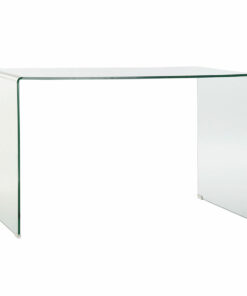 Bureau DKD Home Decor 125 x 70 x 74 cm Kristal Transparant