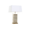 Bureaulamp Home ESPRIT Wit Gouden 50 W 220 V