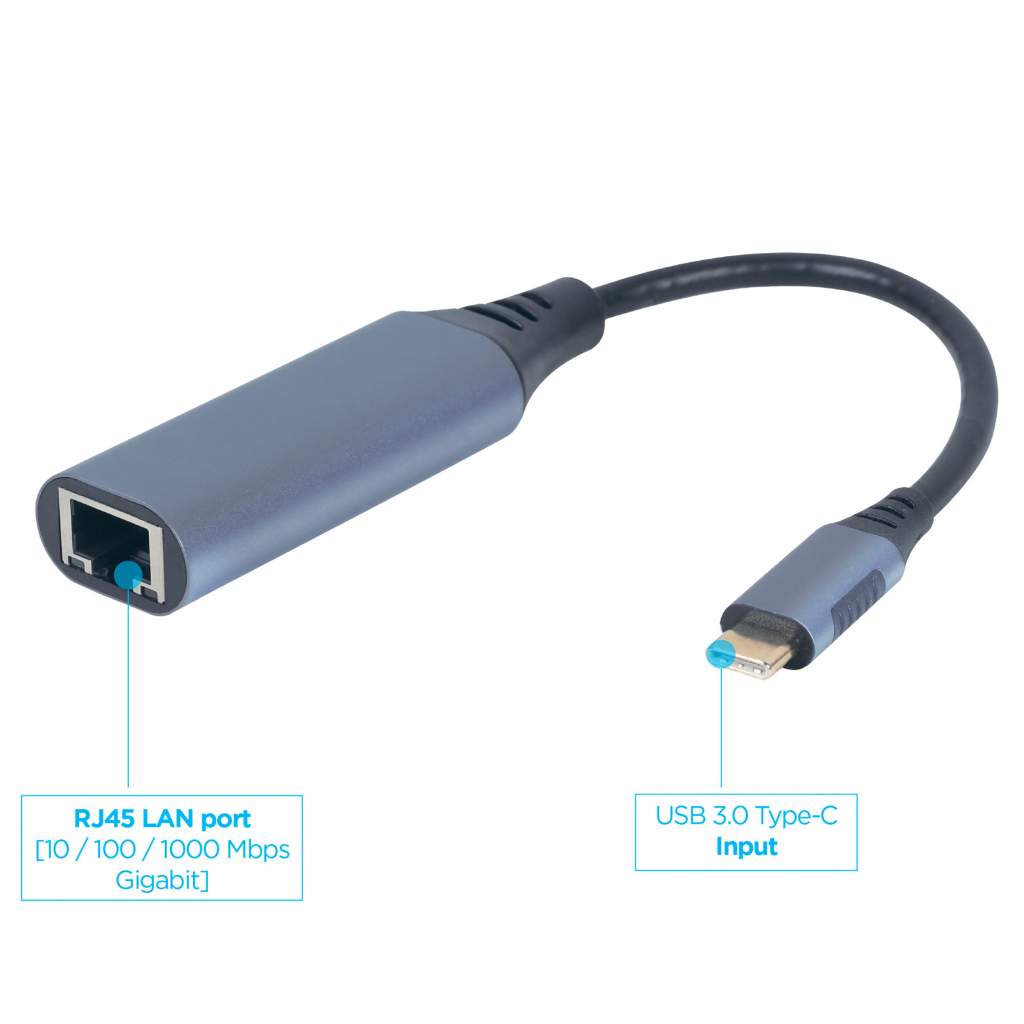 Cablexpert Gmb Adapter Usb-c->ethern - Afbeelding 3
