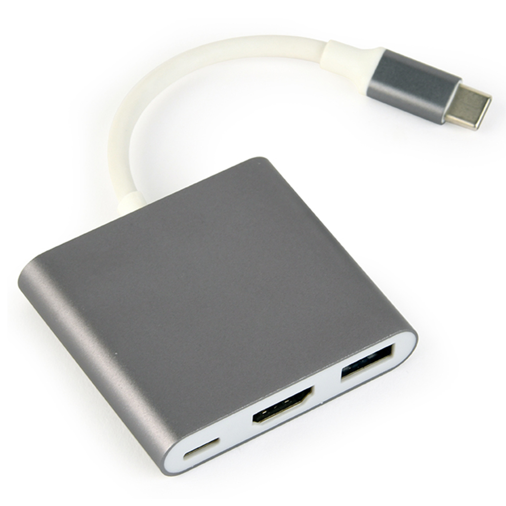 Cablexpert Gmb Usb-c Multi-adapter 3-in-1 - Afbeelding 2