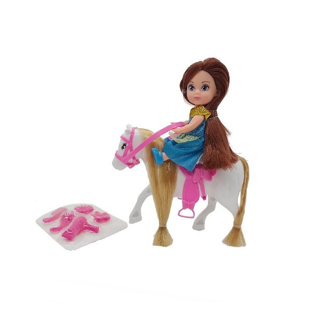 Calleigh Mini Paard met Pop + Accessoires - Afbeelding 2
