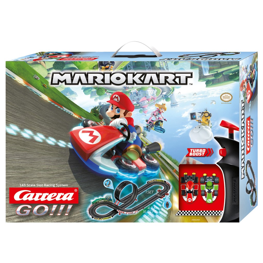 Carrera Go Racebaan Mariokart + 2 Controllers en 2 Auto's - Afbeelding 2