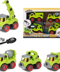 Cars & Trucks Bouwvoertuigen & Accessoires 4 Stuks