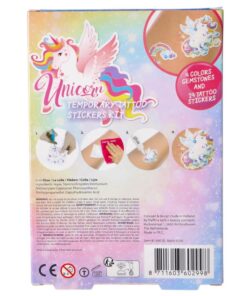 Casuelle Unicorn Glitter Body Tattoo - Afbeelding 3