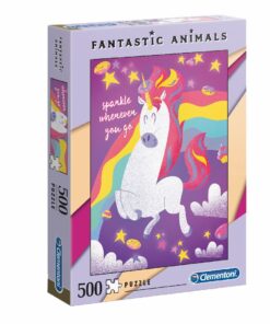 Alternative view of Clementoni Fantastic Animals Puzzel 500 Stukjes