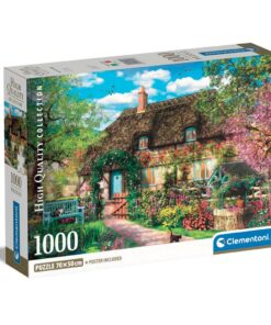 Clementoni High Quality Collection Puzzel + Poster Het Oude Huisje 1000 Stukjes