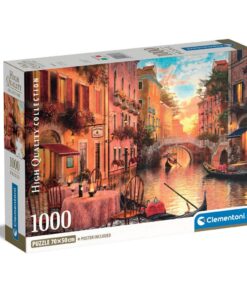 Clementoni High Quality Collection Puzzel + Poster Veneti&euml; 1000 Stukjes
