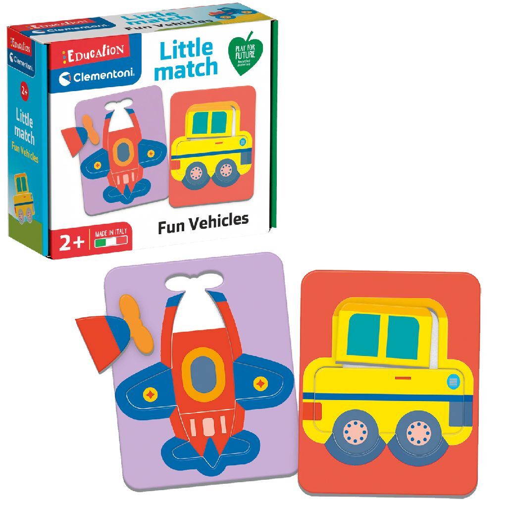 Clementoni Little Match Fun Vehicles - Afbeelding 3