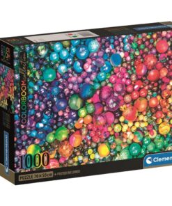Clementoni Puzzel Color Marvelous Mables 1000 Stuks + Poster