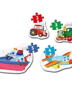 Alternative view of Clementoni Supercolor Puzzel My First Transport 2-5 Stukjes