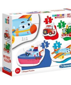Clementoni Supercolor Puzzel My First Transport 2-5 Stukjes