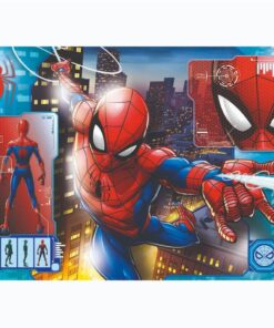 Clementoni Supercolor Puzzel Spiderman 2x60 Stukjes - Afbeelding 3