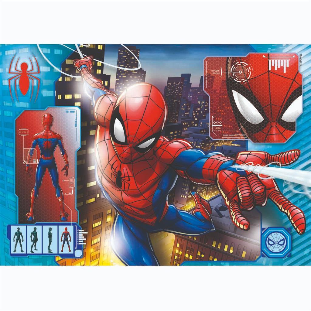 Clementoni Supercolor Puzzel Spiderman 2x60 Stukjes - Afbeelding 3